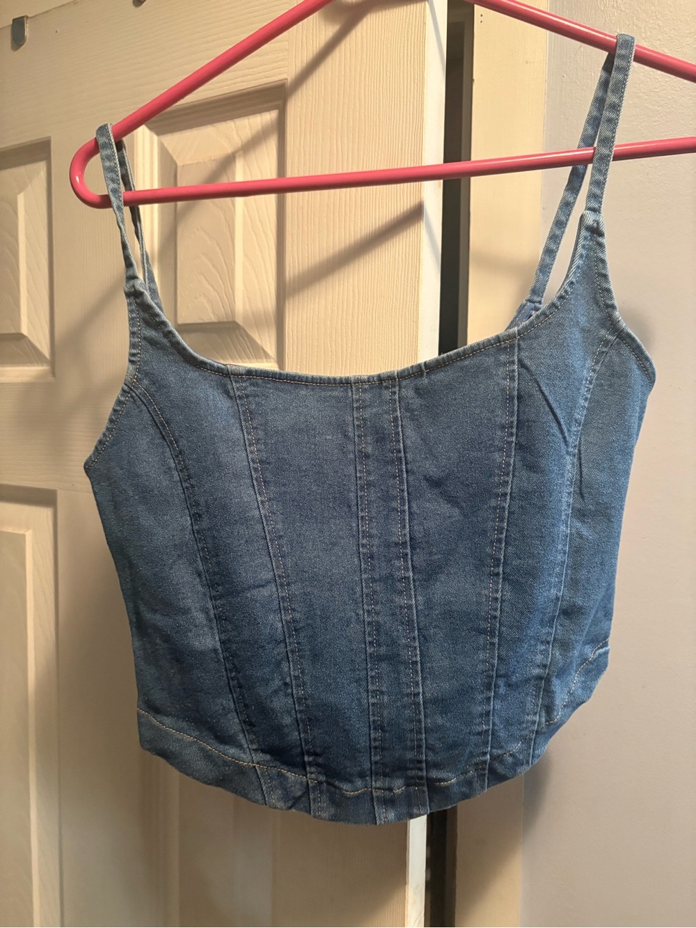 Blue Denim Cami Top - Women's Sleeveless Tank